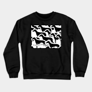 CAMO (STANDING BLACK) FOR SIGHTHOUND/GREYHOUND LOVERS Crewneck Sweatshirt